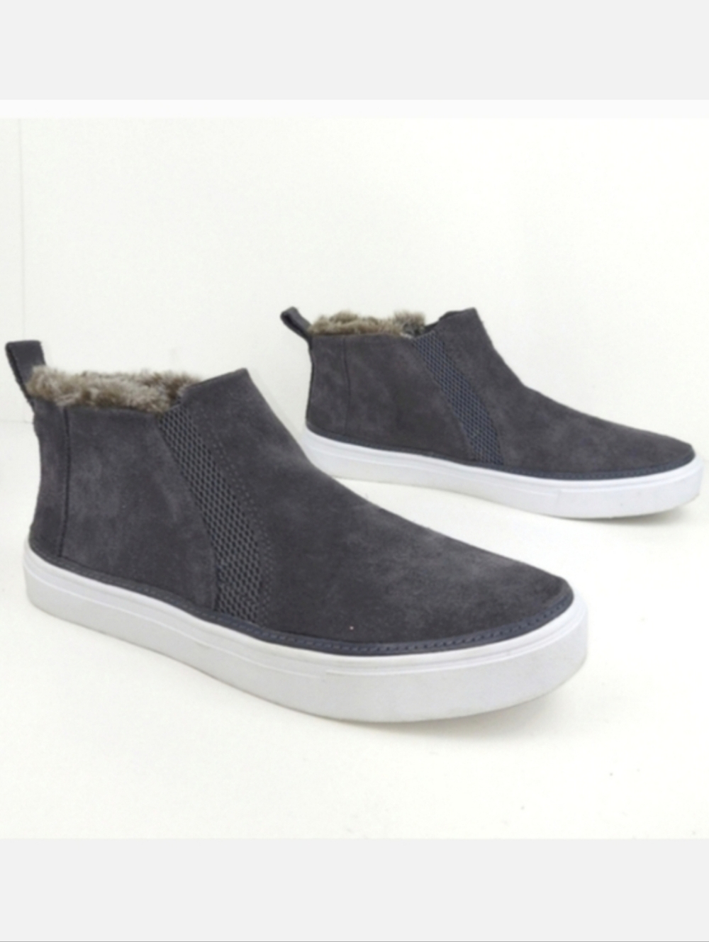Toms Bryce Women's Suede Dark Gray Sneakers 9